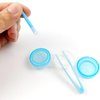 ROYHOO 20PCS Colorful Contact Lens Remover and Inserter Tool Case Set, Portable Contact Tweezers with Soft Tip, Contact Applicator for Soft Hard Contact Lense