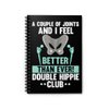 Spiral Notebook Hilarious Pelvis Joint Legs Surgical Recuperation Healing Humorous Limb One Size