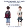 VASCHY Lunch Bag for Boys, Insulated Neoprene Lightweight Lunch Box Bag for Children School Daycare Kindergarten Astronaut