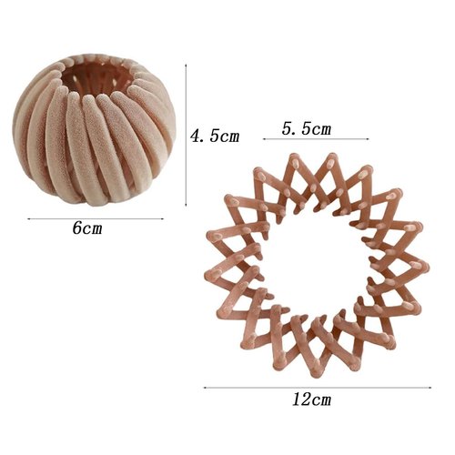 LAIYOHO 3 Pcs Bird's Nest Shaped Hair Bun Rings Hair Claw Clips High Ponytail Holders Hair Accessories for Creating Updos