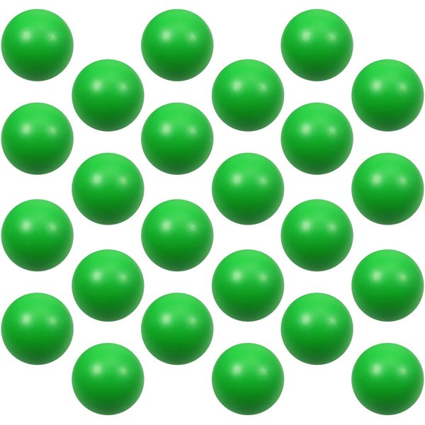 kymqlyw24 Pcs Green Foam Stress Ball Squeeze Stress Relief Balls for Kids and Adults Hand Exercise Sensory Squishy Relief Toys for Anxiety ADHD Autism （Green）
