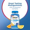 Centrum MultiGummies Multi+ Dual Action Mental Focus Adult Multivitamin with Caffeine from Green Tea, Supports Mental Focus, Attention and Alertness, Lemon/Orange Flavors - 90 Count