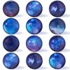 AMOR PRESENT 12PCS Space Party Favors, 2 Inch Galaxy Stress Balls Mini Foam Squeeze Squishies Toys for Stress Relief Outer Space Astronaut Party Class Reward