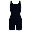 Dolfin Aquashape Women's One Piece Swimsuit Full Coverage Shaping Boy-Leg Bodysuit (8, Black)