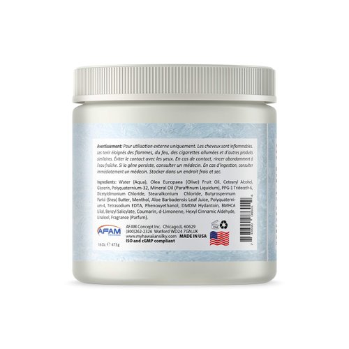 Hawaiian Silky Cool Scalp Leave-In Conditioner Cream, 16 fl oz - Locks in Moisture - Anti-Breakage - Repairs Dry & Damaged Hair