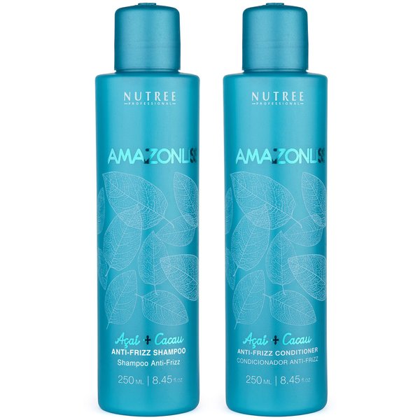 Home Care Anti Frizz After Care Post Treatment Natural Shampoo and Conditioner Set – For Keratin Treated Hair – Prolonged Smooth Effect – Hair Treatment For Soft and Shiny (Anti Frizz, 16.9 fl.oz)