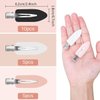 Gingbiss 20 Pcs No Bend Hair Clips, No Crease Hair Clips Curl Pin Clips with Storage Box for Hairstyle Bangs Waves Makeup Application