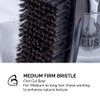 ZEUS Palm Hair Brush, Beech Wood Handle & Boar Bristles for Beard & Hair - BP92