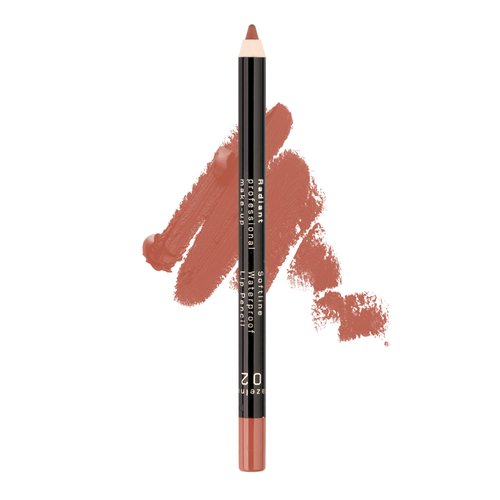 Radiant Professional Softline Waterproof Lip Pencil - Non-Transfer, Long Lasting, Lip Liner For Defined Lips - Ultra Creamy & Soft Lip Pencil With Vitamin E - 1.20g (02 HAZELNUT)