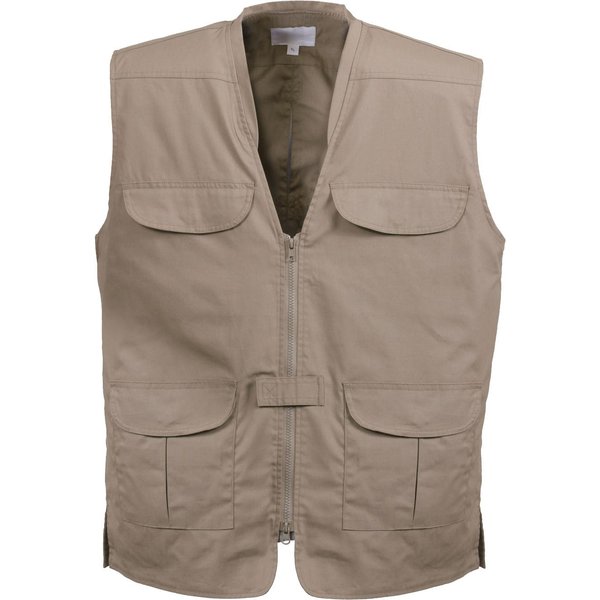 Rothco Men's Lightweight Professional CCW Concealed Carry Vest, Khaki, Medium