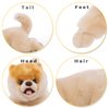 16 Inch- Pomeranian Stuffed Animals Toy Dog,Plush Puppy Realistic Cute Toy Dog Present Gift for Girls Boys with Box