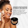 Luxury Oil Blotting Pressed Powder by Flori Roberts, Long Lasting Oil and Shine Control, Flawless Complexion for Women of Color or Deeper Skin Tones