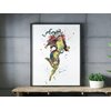 Rogue Prints, X-Men Watercolor, Nursery Wall Poster, Holiday Gift, Kids and Children Artworks, Digital Illustration Art