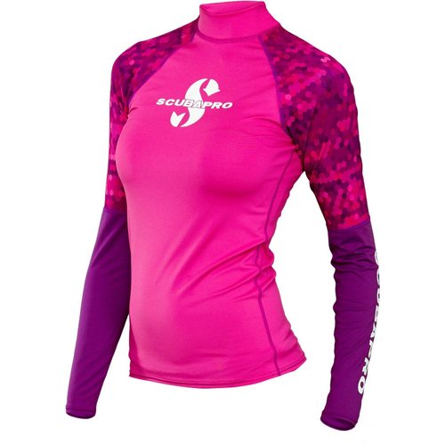 SCUBAPRO Women's Standard Rash Guard, Flamingo, L