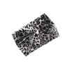 DINPREY Animal Print Headwraps bandana hair bands Knot Twisted Headbands Boho head wrap Cross Leopard Headband wide headwraps for women (Wide Leopard Headbands)