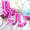 WILLBOND 60 Pcs Hair Perm Rods with Elastic Rubber Band Cold Wave Rod for Women Natural Hair, Plastic Perming Rods Short Curlers Rollers Hairdressing Styling Tool