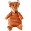 TIKSON Dog Toy Stuffed Animal Plush Squeaking Pet Toy Chew Puppies Orange Fox