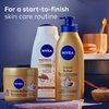 NIVEA Cocoa Butter Body Lotion with Deep Nourishing Serum, Cocoa Butter and Vitamin E, 48-Hour Moisturizing Body Lotion for Dry Skin, Nourishes Dry Skin for Visible Radiance, 16.9 Fl Oz Pump Bottle