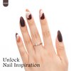 MAYCHAO 15ML Gel Nail Polish 1Pc Dark Brown Gel Polish Soak Off UV LED Nail Polish Nail Art Starter Manicure Salon DIY at Home, 0.5 OZ