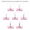 Premade Volume Eyelash Extensions 4D-C-0.07-9 Short Stem Premade Fans Eyelash Extensions Volume Lash Extensions .07 .10 Premade Volume Fans Pre made Lash Fans C D curl(4D-C-0.07,9mm)