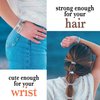 K’lani - Hair Tie Bracelets for Women - Dual-Use Bracelet and Hair Tie - Stylish Ponytail Hair Accessories - (Wonder) Set of 5 - (M)