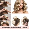 EwiutoijngiQanNew Satin Heatless Hair Curler,Hair Rollers for Heatless Curls with Hair Caps,Soft Heatless Curling Rod Headband for All Hair Types,No Heat Curling to Sleep in Overnight (pink)