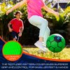 Nerf Kids Foam Mini Soccer Ball - Proshot Youth Soccer Ball - 7" Indoor + Outdoor Ball for Kids + Toddlers -Green/Blue