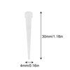 JCBIZ 50PCS 30mm Clear Plastic Water Tube Vases for Flowers & Stems, Reusable, Structurally Sound, Flower Picks