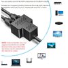 MVBOONE Ethernet Splitter 1 to 2 RJ45 Network Male to Female Adapter, Suitable Super Cat5-8, Cmpatible with ADSL/Hubs/TVs/Set-top Boxes/Routers/omputers (Only Support one Works at one time)