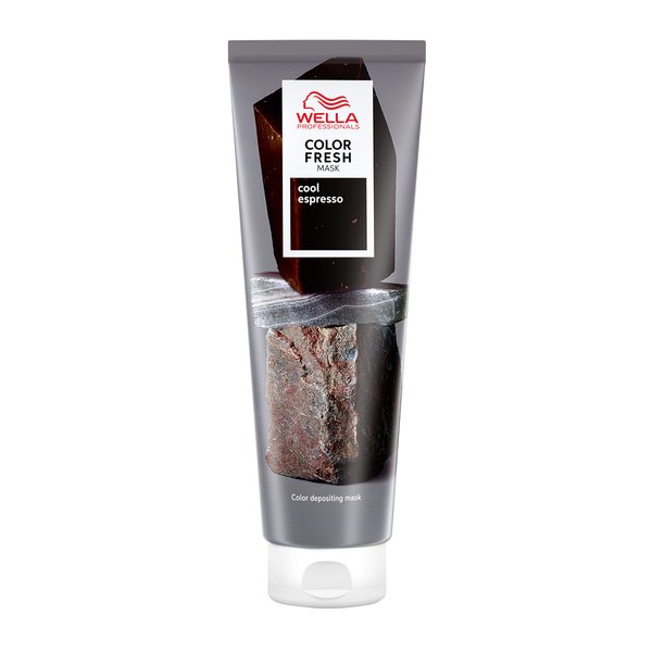 Wella Professionals Color Fresh Masks,Cool Espresso,Natural Shade,Temporary Color,Damage Free,Color-Depositing Hair Mask With Avocado Oil,Silicone Free,5 oz.