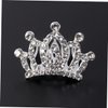 Hair Comb 36 Pcs Rhinestone Hair Clip Girl Hair Clips Combs for Mini Tiaras Crowns Mini Crystal Crystal Tiara Comb Hairpin Hair Comb Headband Hair Hoops Accessories Princess