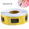 Beuniar 500Pcs Nail Extension Forms Guide Stickers UV Gel Nails Art Form Shaper Acrylic French DIY Tool Manicure Design