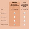Brandefy Tinted SPF 46 Face Sunscreen - Broad Spectrum Sunscreen with Clear Zinc Oxide, 2.2 oz Pump - Made In The USA.