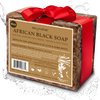 era of nature Best Raw ORGANIC AFRICAN BLACK SOAP, for Dry Skin and Skin Conditions. Pure & Natural Ingredients, Imported From Ghana - 1lb (16oz)