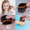 Esimen Sunscreen Applicator for Kids, Sunblock Buddy with Protective Caps, Sun Lotion Applicator Sun Cream Brush for Blending Liquid, Cream or Flawless Powder Cosmetics (Black)