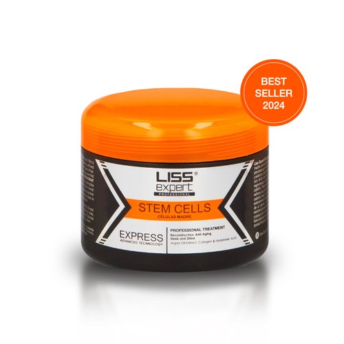 Liss Expert Stem Cells Hair Straightening Treatment Kit, Professional Grade 8.45 oz with Titanium Flat Iron DEAL