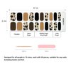 Wekcekcek Semi Cured Gel Nail Strips, 20pcs Gel Nail Polish Stickers, Rainbow Mist Full Wrap Gel Nail Art Stickers, Long Lasting Gel Nail Stickers for Women with Nail File & Stick（UV Light Required）