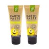 Redmond Earthpaste - Natural Non-Fluoride Toothpaste, 4 Ounce Tube (2 Pack, Lemon Twist)