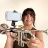 Gripophone Trumpet Phone Lyre - Securely Mount Your Phone to Your Horn, Easily Read Music from PDF, Take videos while playing, Made in USA!!