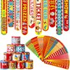 Junkin Carnival Party Decorations Carnival Slap Bracelets for Kids Carnival Animals Wristband Bracelets Christmas Party for Birthday Baby Shower Christmas Showman Theme Party Decorations(40pcs)
