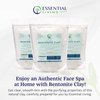Essential Living: Bentonite Clay Powder - All-Natural DIY Skin Care Facial Mask for Deep Cleansing, Acne and Chapped Skin - 2 lbs. - Suitable for All Skin Types - No Additives - Cosmetic Grade