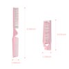 RHOS 2 Piece Folding Hair Comb,Portable Travel Folding Comb Brush-Small Compact Foldable Hair Brush for Purse,Bags-Double Headed Pocket Size Folding Comb Set for Women,Girls(Pink&Purple)