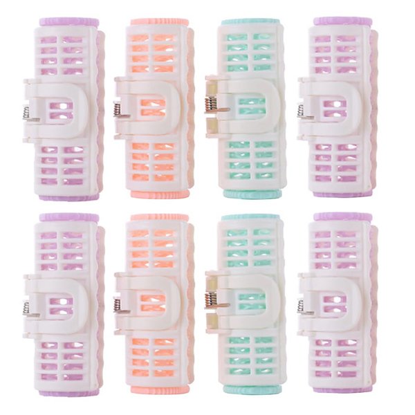 FOMIYES 8pcs Hair Curlers Spiral Perm Rods Kit for DIY Curls Styling Tool Volume Hair