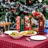 DULEFUN 12pcs Christmas Wine Gift Bags, Christmas Wine Bags Classic Buffalo Plaid Wine Bottle Bags Reusable Burlap Xmas Wine Bottle Covers Clothes for Christmas New Year Wedding Holiday Parties