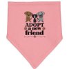inktastic Rescue Pet Animal Adopt a New Friend Baby Bandana Bib Mauve and Natural 44f96