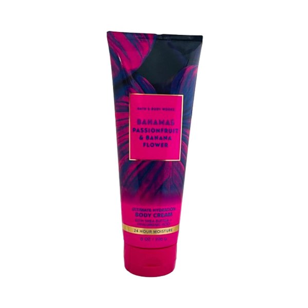 Bath and Body Works BAHAMAS - PASSIONFRUIT & BANANA FLOWER Ultra Shea Body Cream 8 Ounce (2020 Edition)