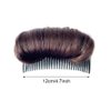 VANTOBEST Hair Bun Invisible False Hair Clip Hair Base Bump Fluffy Hair Pad Styling Insert Tool Fluffy Princess Styling Increased Hair Pad Hair Extensions Accessories (Dark Brown)