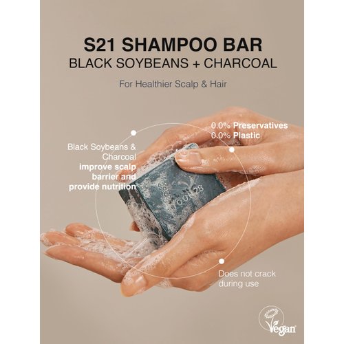 TOUN28 Charcoal & Black Soybean Volumizing Shampoo Bar for Hair Growth, Strengthening & Scalp Relaxation for All Hair Types, pH Balancing Sub Acid Vegan | Paraben Sulfate Silicone Free Korean Haircare