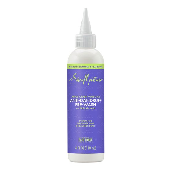 SheaMoisture Hair Care System Anti-Dandruff Pre-Wash For Stronger Hair & Healthier Scalp Formulated With Apple Cider Vinegar Fair Trade Shea Butter For Soft, Smooth Hair 4oz