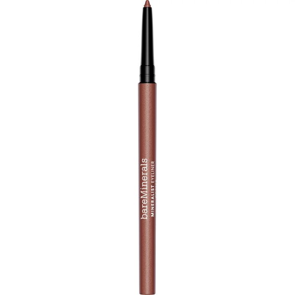 bareMinerals Mineralist Lasting Eyeliner, Mineral-Based Waterproof Eyeliner, Long-Lasting Blendable Color, Safe for Waterline, Retractable, Vegan
